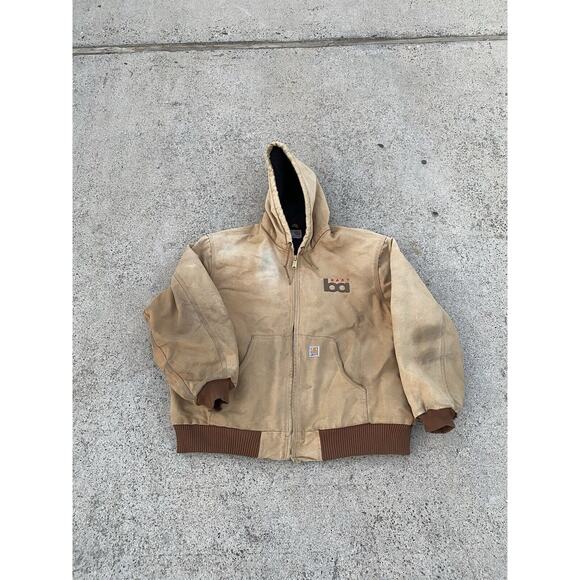 Vintage Carhartt Active Jacket Size 2XL Brown BART
